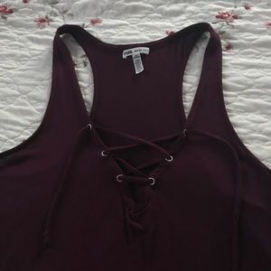 Victoria’s Secret Pink Cross V-Neck Tank top